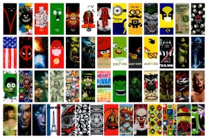 Koszulka termokurczliwa ozdobna na ogniwo 18650